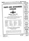 Previous Page - Parts and Illustration Catalog 30 March 1958