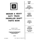 Previous Page - Propeller Shaft Parts Book January 1981